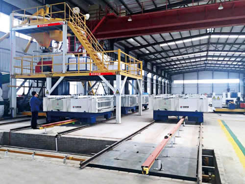 TYF-16A Construction Wall Panel Production Plant (Mobile Type, Calcium Silicate Board Compound Wall, GRC Glass Reinforced Concrete Panel)